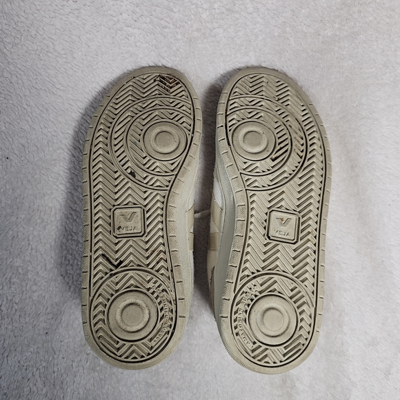 Veja V10 B-Mesh Women's Sneakers in White Natural Pierre Size 8 - Picture 10 of 12